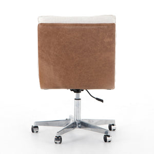 Quinn Desk Chair In Chaps Saddle