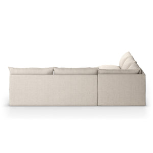 Grant Outdoor 3 Pc Sectional In Faye Sand