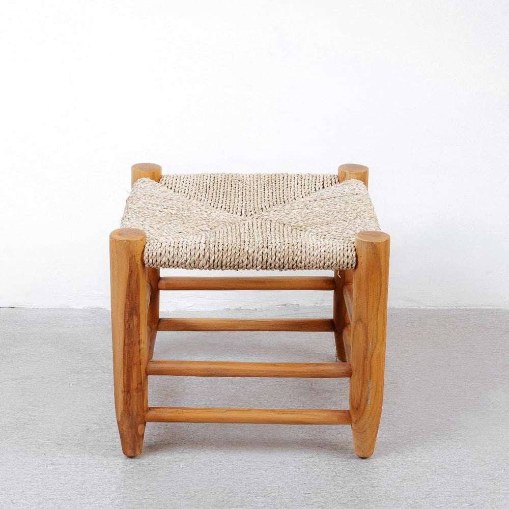 Perriand Short Teak Stool