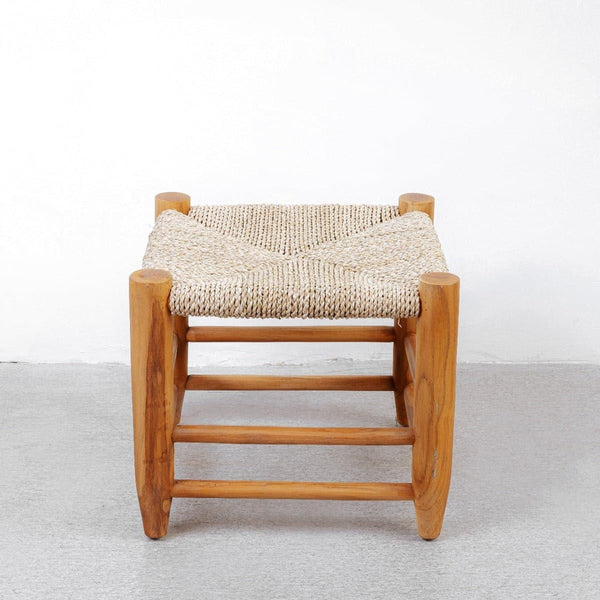 Perriand Short Teak Stool
