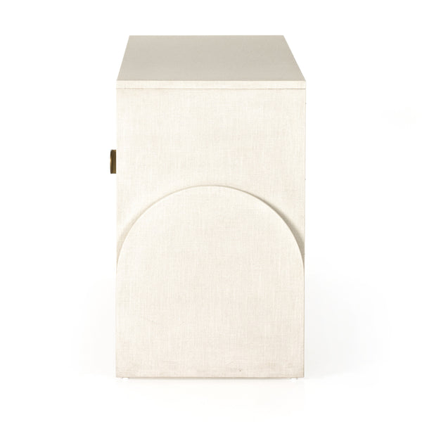 Cressida Sideboard In Ivory Painted Linen