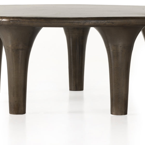 Kelden Coffee Table In Aged Bronze
