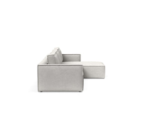 NEWILLA SOFA BED W/LOUNGER 57"X118", W/SLIM ARM RESTS