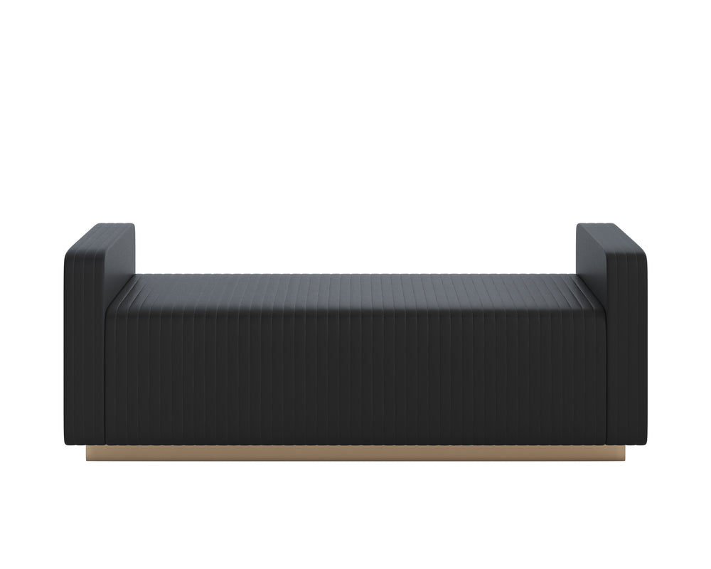 ODETTE BENCH - MAVEN BLACK