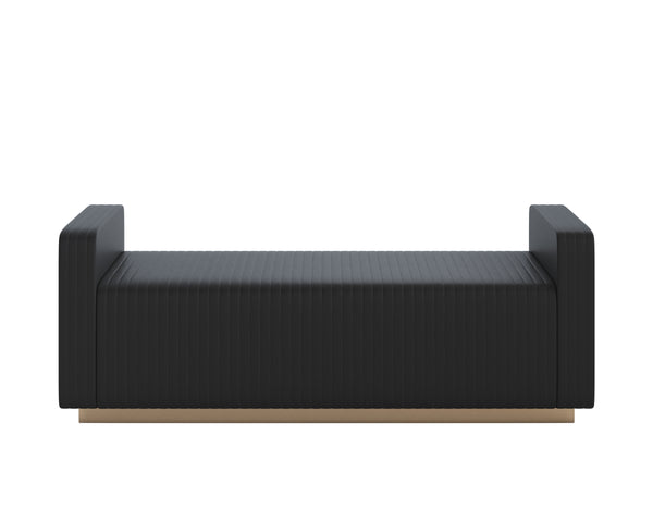 ODETTE BENCH - MAVEN BLACK