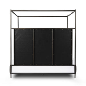 Leigh Canopy King Bed - San Remo Ash