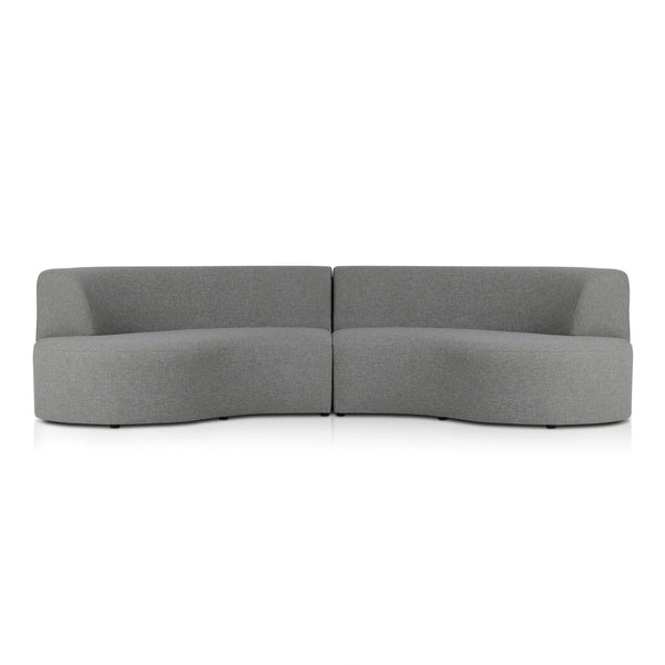 Opal Outdoor 2-Piece Sectional - Hayes Smoke