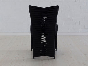 Seat Belt Dining Chair, Black/Black