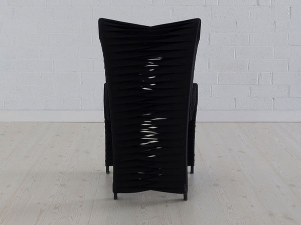 Seat Belt Dining Chair, Black/Black