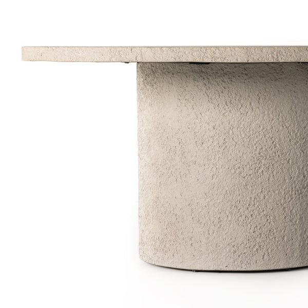 Otero Round Outdoor Dining Tbl 60 In White