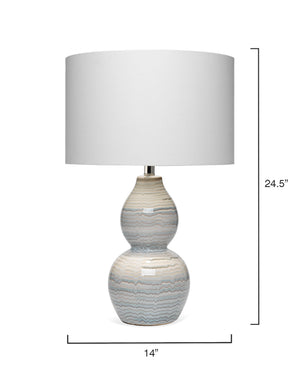 Catalina Ceramic Wave Table Lamp