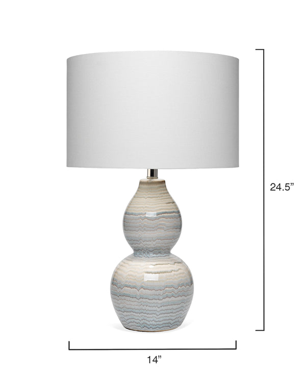 Catalina Ceramic Wave Table Lamp