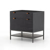 Trey Modular Filing Cabinet in Black Wash Poplar