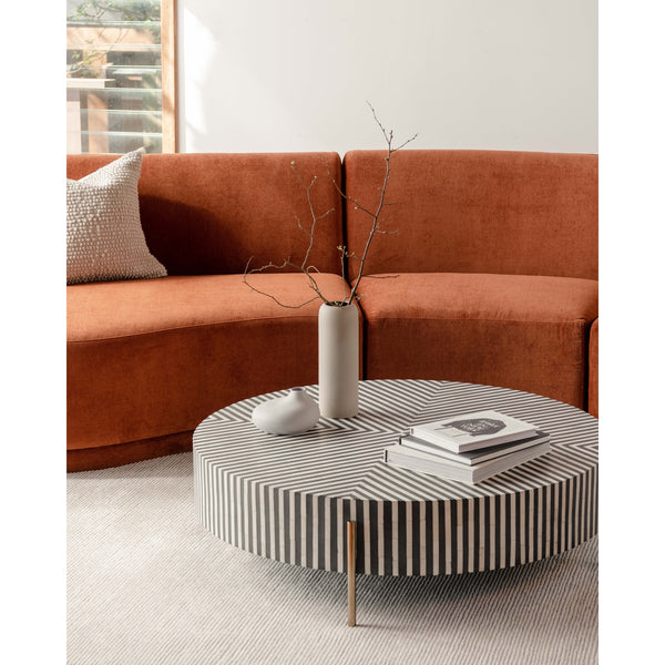 Moe's Chameau Small Coffee Table Black & White