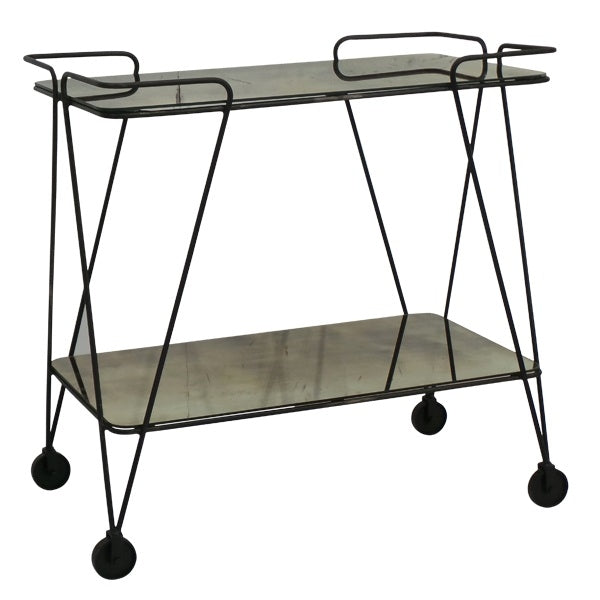 Metal Hudson Beverage Cart