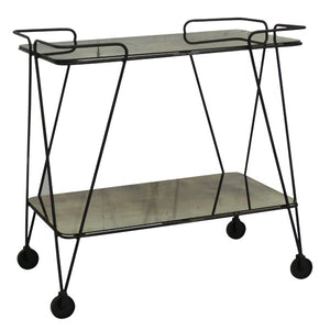 Metal Hudson Beverage Cart