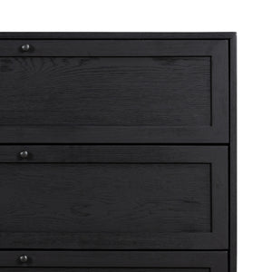 Millie 6 Drawer Dresser In Drifted Matte Bl