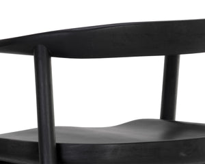 JEREMY COUNTER STOOL - BLACK