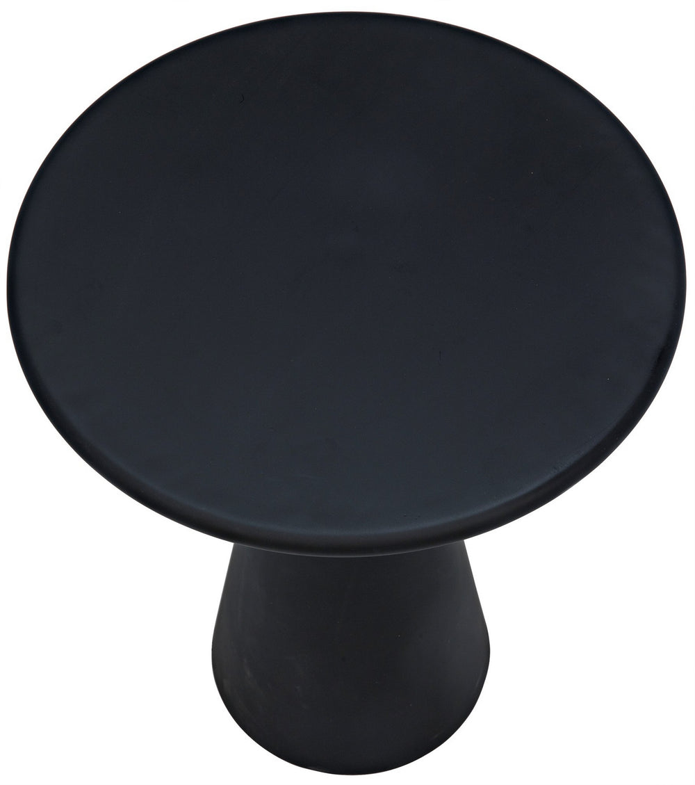 Idiom Side Table, Black Steel