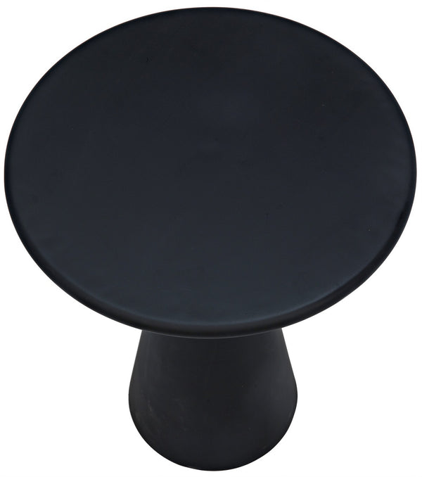 Idiom Side Table, Black Steel