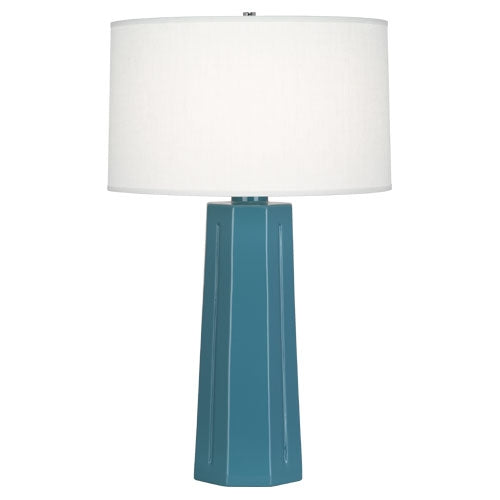 Steel Blue Mason Table Lamp