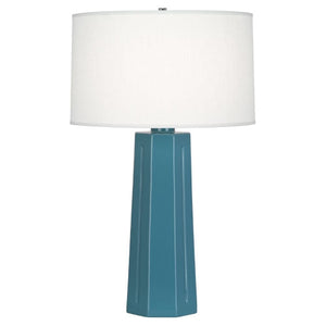 Steel Blue Mason Table Lamp