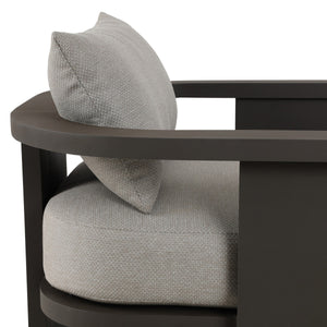 Tahana Outdoor Metal Chair - Casa Grey