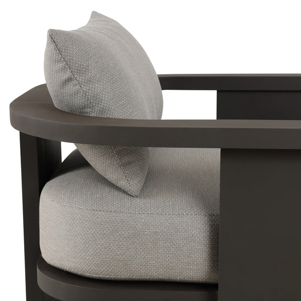 Tahana Outdoor Metal Chair - Casa Grey