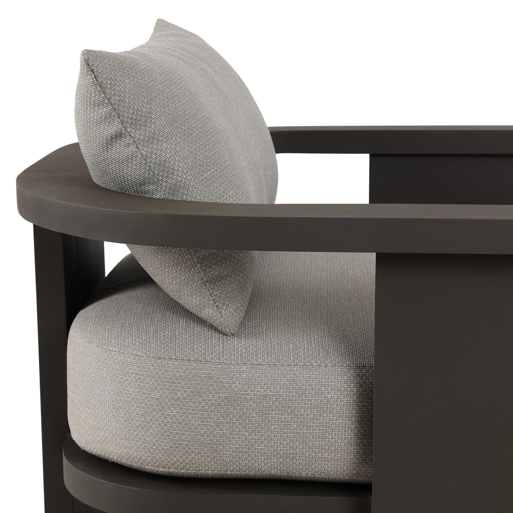 Tahana Outdoor Metal Chair - Casa Grey