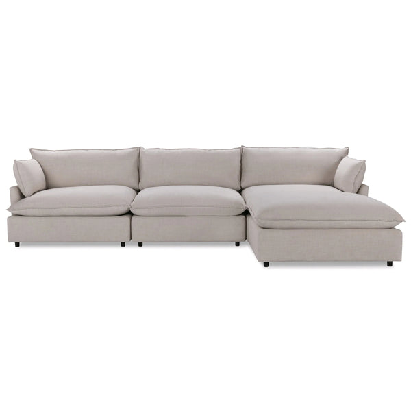 Caplan 4-Piece Modular Sectional in Dawn-Flax