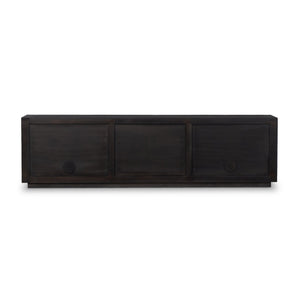 Warby Media Console In Worn Black Veneer