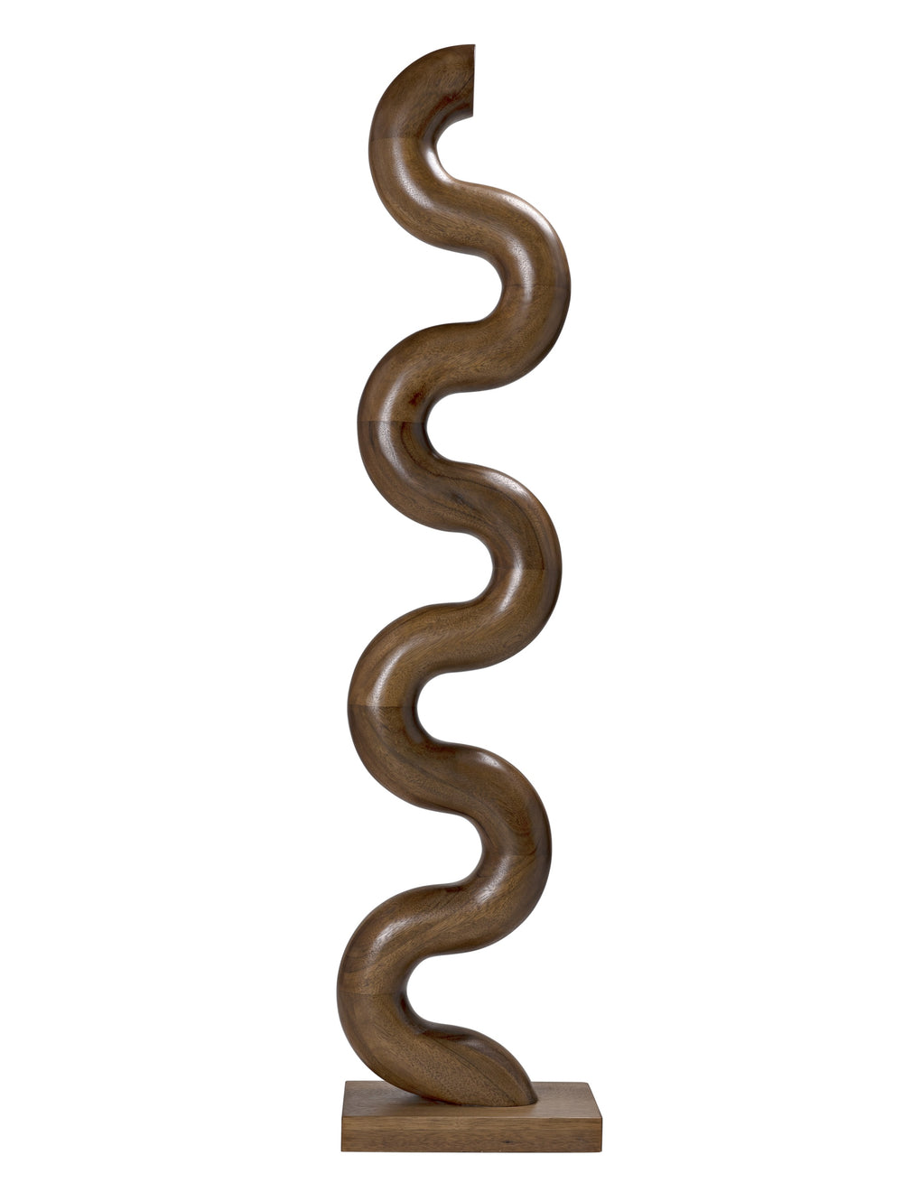 Asclepius Dark Walnut Sculpture