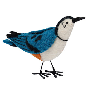 White-Breasted Nuthatch, Felt Bird
