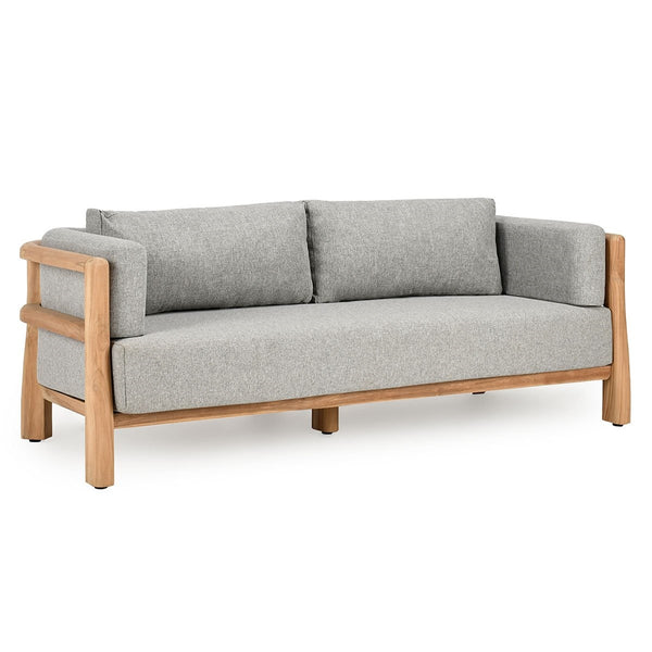Aston Outdoor Sofa - Natural/Gray Teak