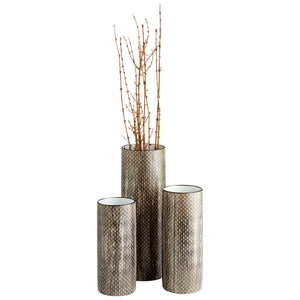 Atacama Vase in Thatched Sienna