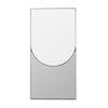 Auryn Mirror In Grey Mirror And Aged Black