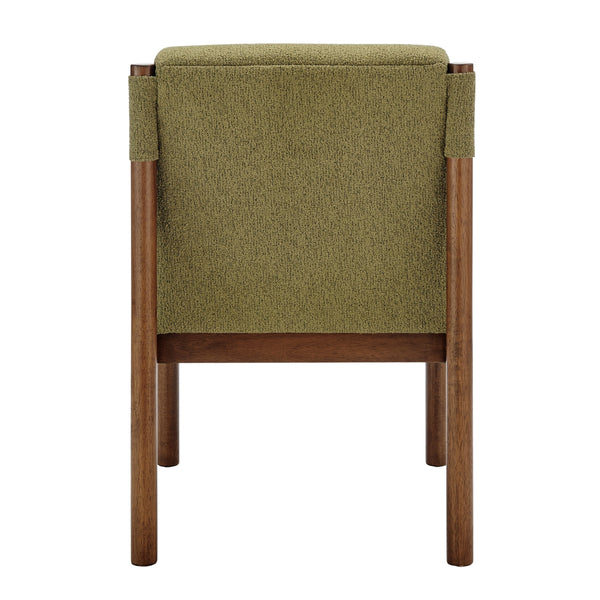 Micah Boucle Dining Side Chair, Palladian Green