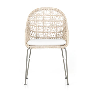 Bandera Dining Chair W/ Cushion In White