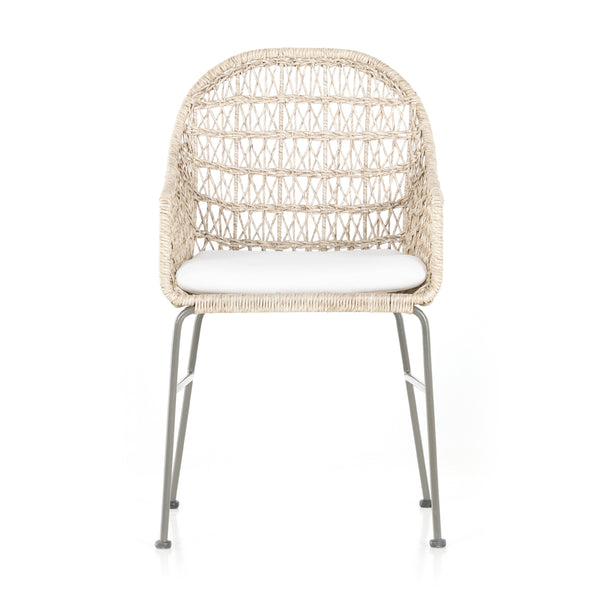 Bandera Dining Chair W/ Cushion In White