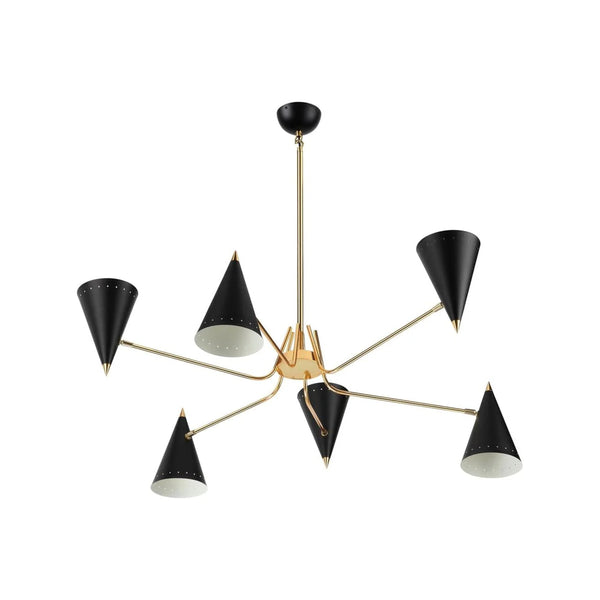 Pointu Chandelier - Black