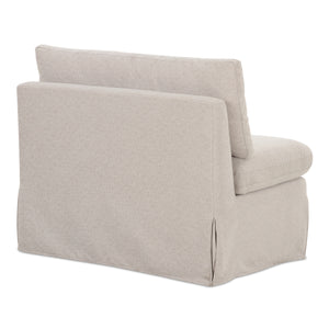 Moe's Fable Beige Slipcover Dining Chair