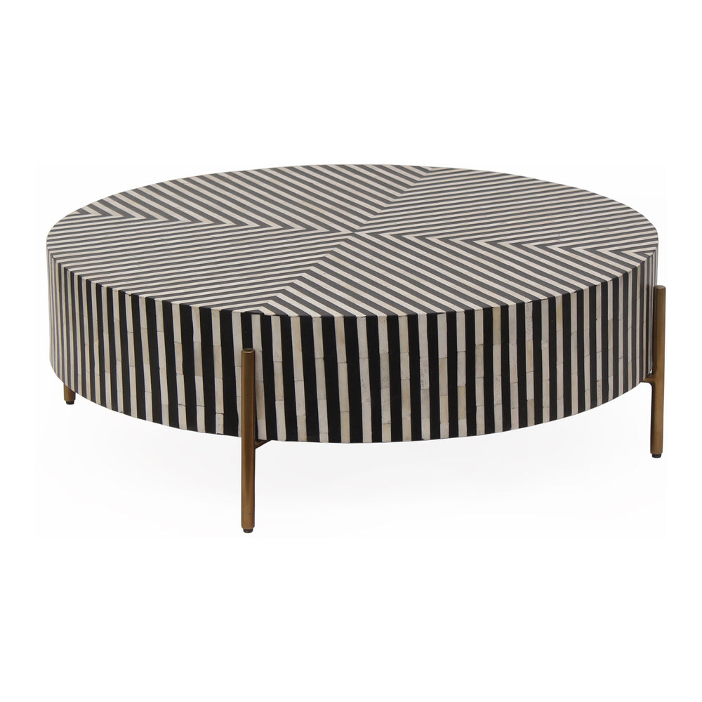 Moe's Chameau Small Coffee Table Black & White