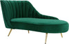 Josefina Chaise In Green Velvet