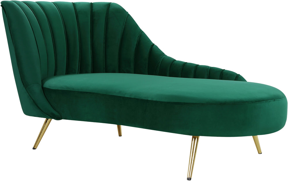 Josefina Chaise In Green Velvet