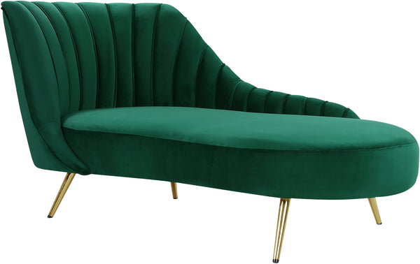 Josefina Chaise In Green Velvet