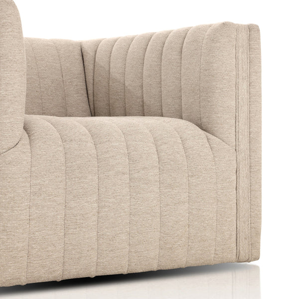 Augustine Outdoor Swivel Chair - Casa Cream