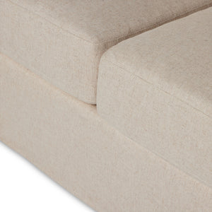 Hampton Slipcover Sofa In 93" In Evere Oatmeal
