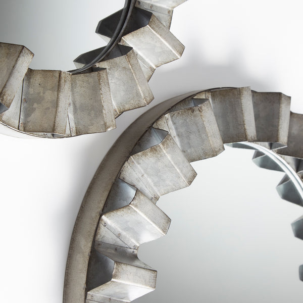 Argos Mirror in Galvanized