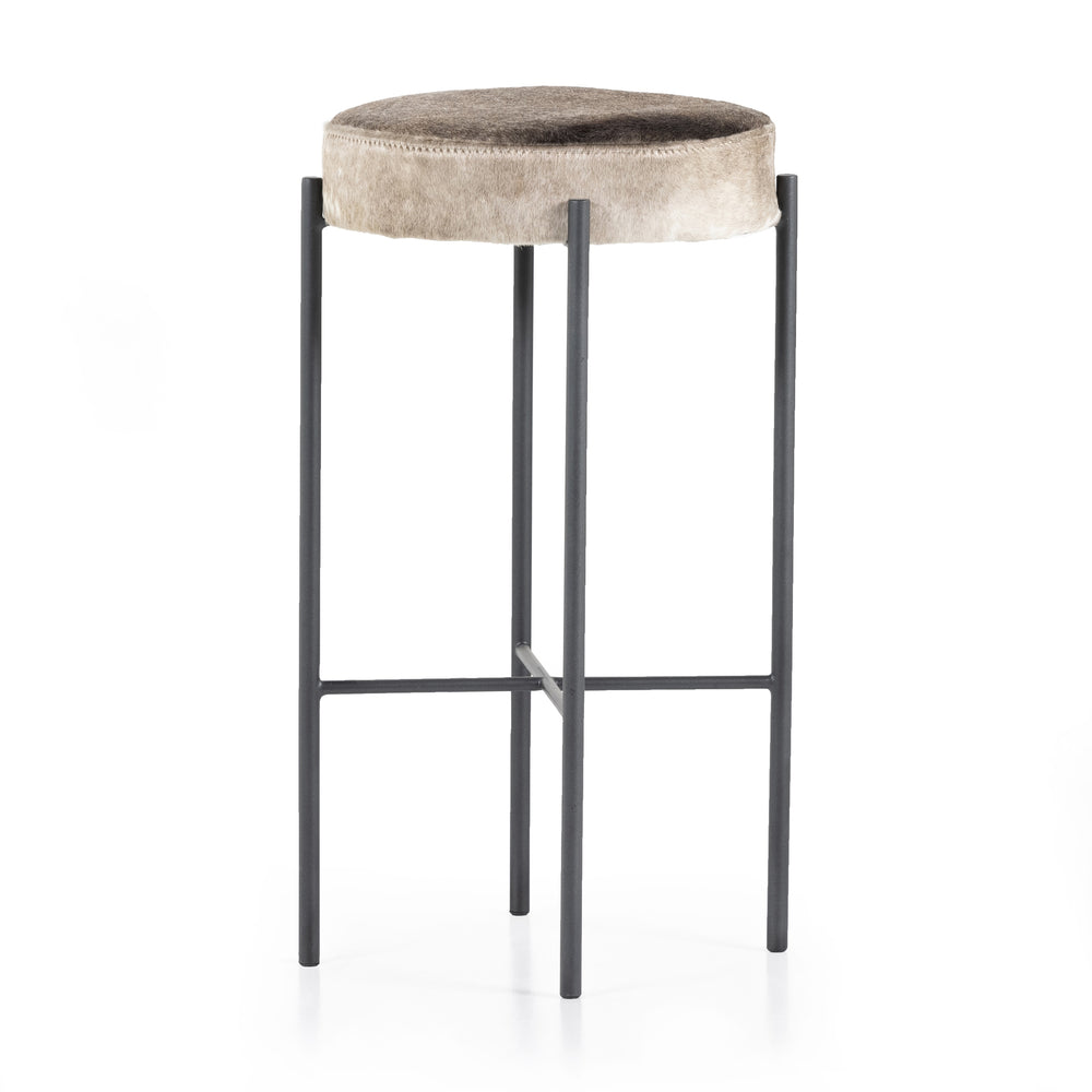 Nocona Stool In Speckled Hide In Bar