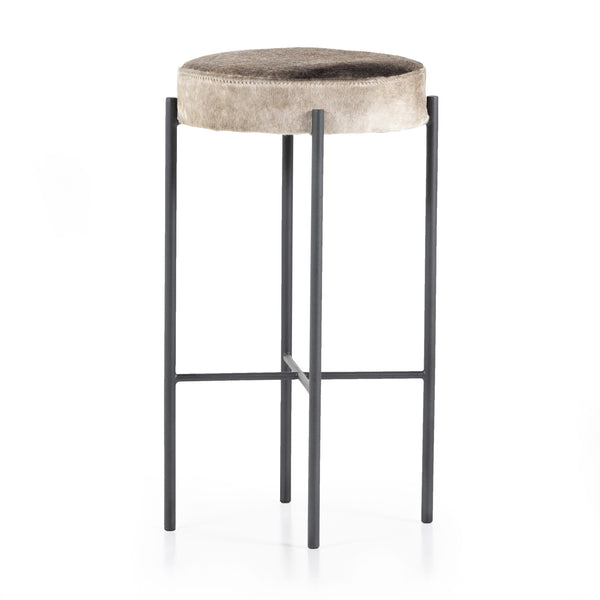 Nocona Stool In Speckled Hide In Bar
